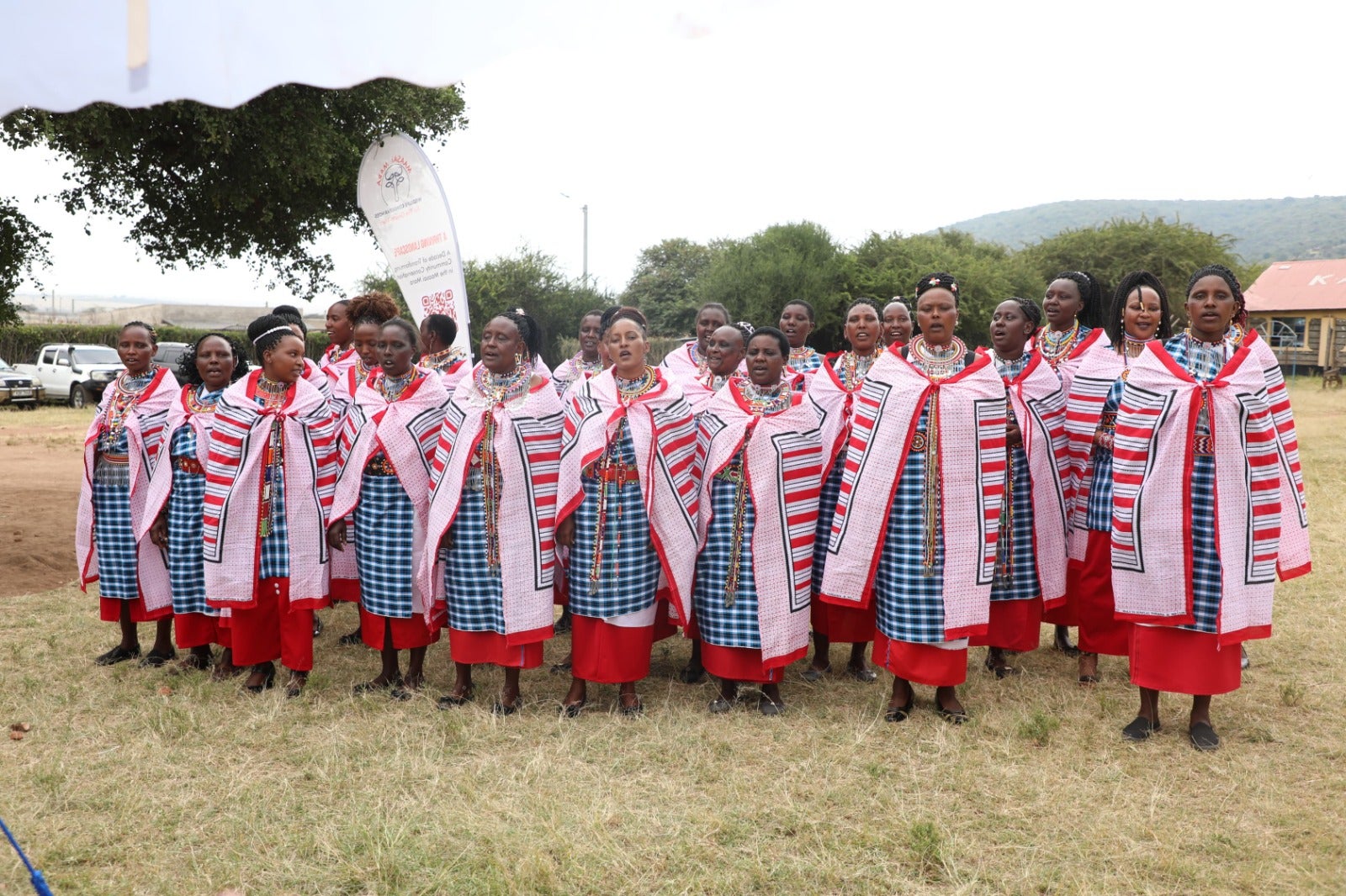 Maasai villagers, who receive financial and education support from MMWCA