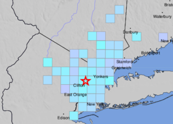 Zemljotres pogađa New York City i istočni New Jersey kasno u subotu, dok stanovnici prijavljuju zgrade koje se trese