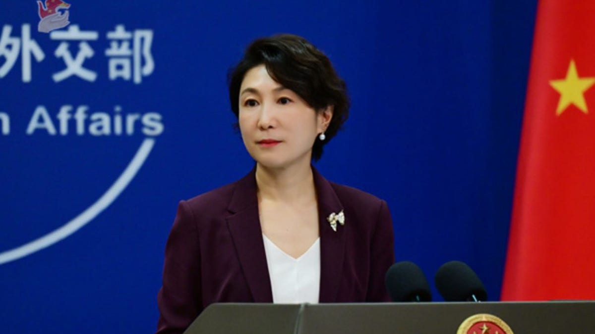 Mao Ning, glasnogovornik kineskog ministarstva vanjskih poslova, govoreći novinarima.