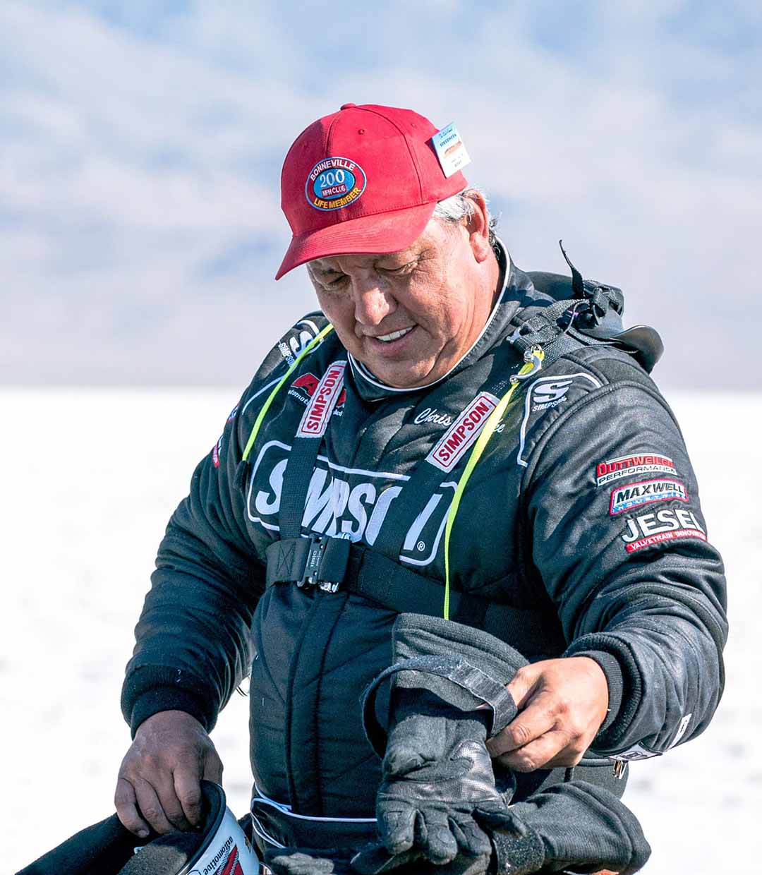 Chris Raschke postavio je osobni rekord 2024. godine kada je postigao brzinu od 460 mph u soli Bonneville Salts