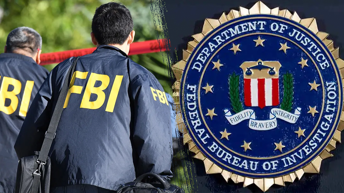 Agenti FBI -a pored logotipa FBI. Fotografije Getty i AP, ilustracija putem Fox News Digital.