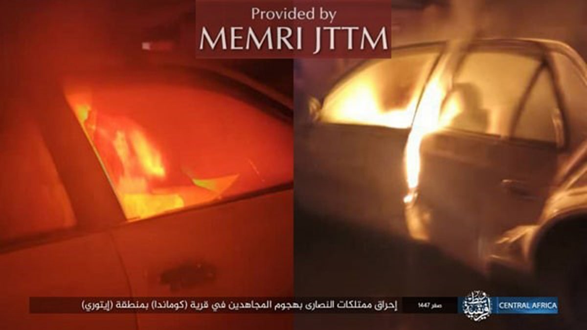Vozila na vatri u Mozambiku ISIS Attack