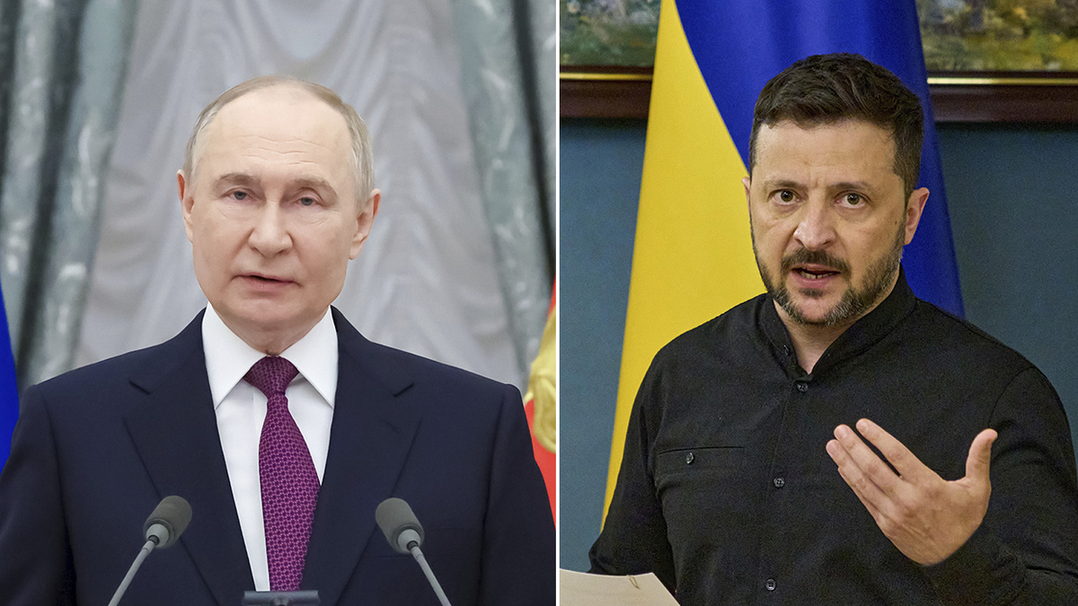 Ruski putin i ukrajinski Zelenskyy