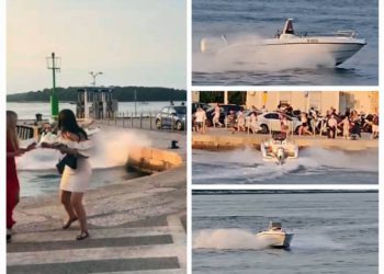 VIDEO Dobili smo nove snimke udara glisera u rovinjsku rivu: "Auuu, sad će bit' s*anje!"