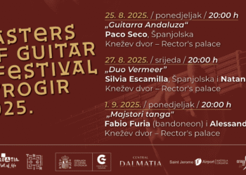 „MAJSTORI GITARE“ Vrhunski glazbeni festival u Kneževom dvoru