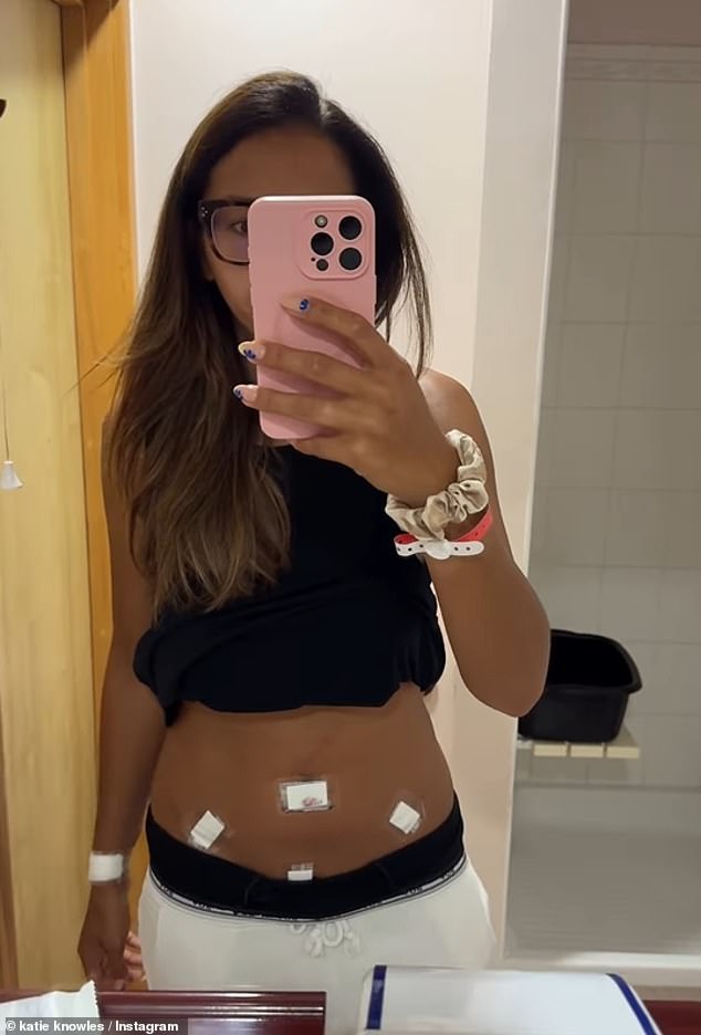 Katie je u srpnju podijelila vijest o svojoj histerektomiji na društvenim mrežama