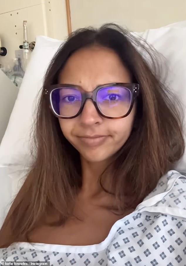 Dolazi nakon što je u kolovozu Katie otkrila da se 'tijelo osjećalo potpuno strano