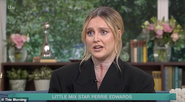 Perrie se pojavila jutros kako bi razgovarala o svojoj novoj glazbi, govoreći o tome kako je uhvatila Pal Leigh-Anne Pinnock tijekom odmora u Tursku