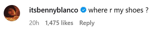 Blanco se našalio gdje se nalazio u odjeljku s komentarima