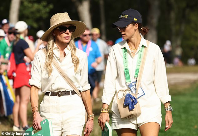 Erica slika Deveta rupa na Bethpageu, podržavajući McIlroy u akciji za Team Europe
