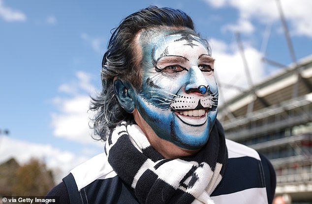 MELBOURNE, AUSTRALIA - SEPTEMBER 27: Spectators arrive ahead of the AFL Grand Final match between Geelong Cats and Brisbane Lions at Melbourne Cricket Ground on September 27, 2025 in Melbourne, Australia. (Photo by Robert Cianflone/AFL Photos/via Getty Images)