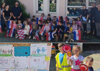 Djeca Dječjeg vrtića Leut i ove godine na najljepši način čestitala Dan policije