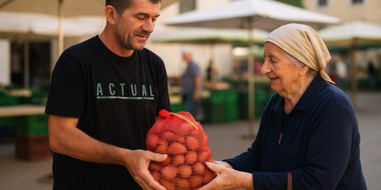 Dobročinitelj iz Muća završio na hitnoj operaciji. Čim se vratio, podijelio je 300 kila krumpira