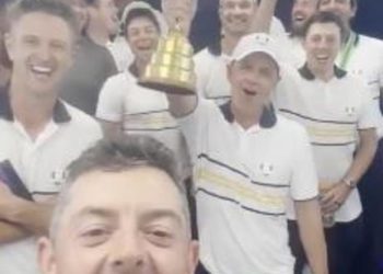 Donald Trump reagira na Europu kako ga podrugljuje zbog pobjede Ryder Cupa nakon što je prisustvovao prvom danu