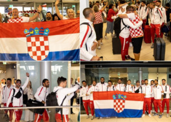 Dubrovčani dočekali hrvatsku flag football reprezentaciju, u Parizu je ispisana povijest, ali i na našem aerodromu (FOTO/VIDEO)