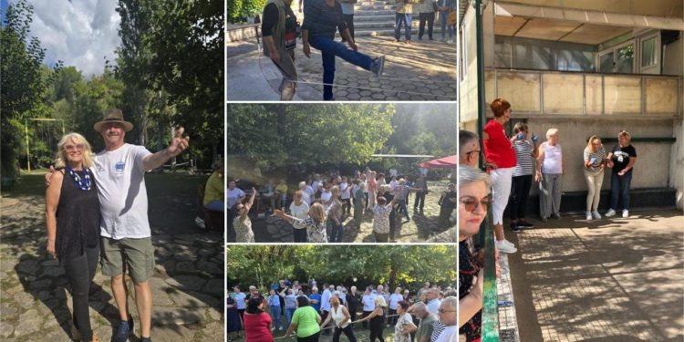 Ma, tko bi im dao te godine? Kad vidite kako plešu, skaču i potežu konop ostat ćete ‘paf’. Okupili su se u Žrnovnici na 16. Sportskom susretu umirovljenika