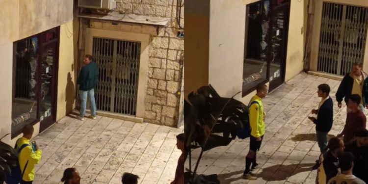 Mladi turisti opet izazvali probleme u centru Splita! Onda se pojavio heroj sa snimke…