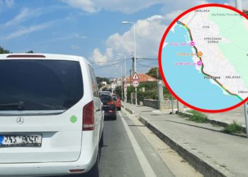 ‘Ništa nova, ništa nova…’ Opet gužva od Podstrane prema Strožancu