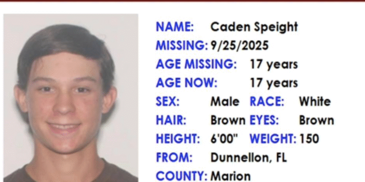 Očajna potraga za Caden Speightom nestala nakon što je prijavljena pucanja na Floridi