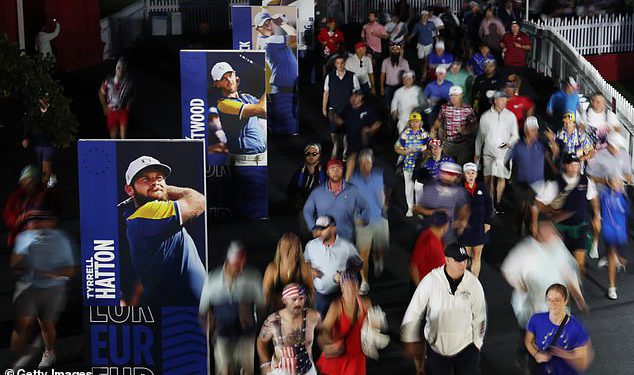 Otkriveno: Bizarni popis zabranjenih predmeta Ryder Cupa – navijači imaju preklopne stolice, vape i više zaplijenjeni dok kreću na stazu u 4 ujutro uoči igranja i Trumpov dolazak