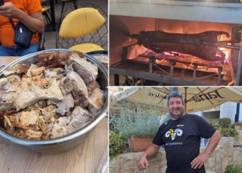 Slobodna Dalmacija – FOTO Na Braču nema svinjske kuge! Pogledajte kakvu su grdosiju ispekli; ražanj dug 4 metra okretao se cijelu noć…