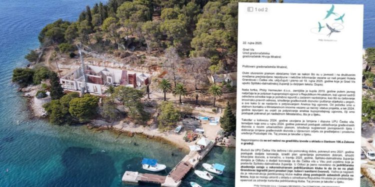 Slobodna Dalmacija – Javio se investitor kojeg optužuju da bespravno gradi na atraktivnoj lokaciji: ‘Legalni smo! Pozivam gradonačelnika…’