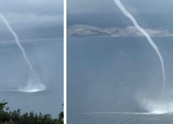 Spektakularna pijavica snimljena kod Omiša