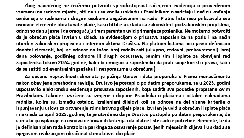 parking revizija