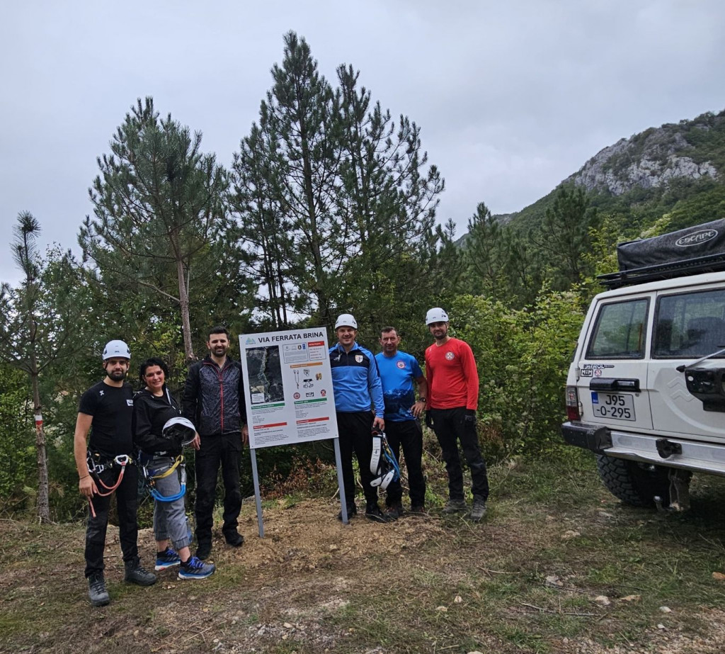 Via Ferata Brina privlači ljubitelje adrenalina