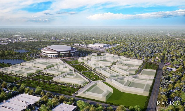 Predviđa se da će stadion, okolno područje i infrastruktura koštati više od 5 milijardi dolara