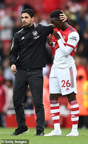 Folarin Balogun (desno) započeo je karijeru u Arsenalu, ali je tražio mogućnosti prvog tima od Mikela Arteta