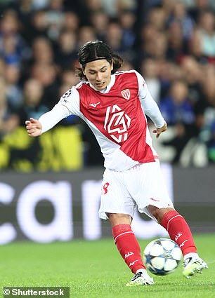 Japanski napadač u akciji u Ligi prvaka za Monako protiv Club Bruggea prošlog mjeseca