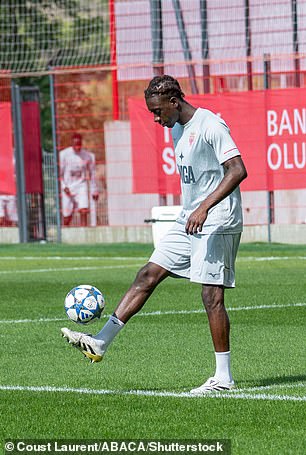 Salisu prikazan tijekom treninga u Monaku u utorak