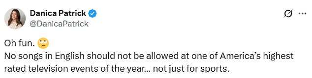 Bivša trkačica Indycar -a odvela se na društvene medije kako bi je prezirala u vezi s poznatom odlukom