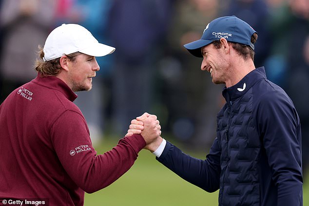 Murray je partner za golfer Eddie Pepperell na Dunhill Links Championship