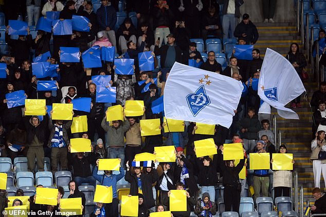 Dynamo Kyev igrao je u Areni Lublin u Poljskoj, a ne na njihovom uobičajenom kućnom stadionu u Ukrajini