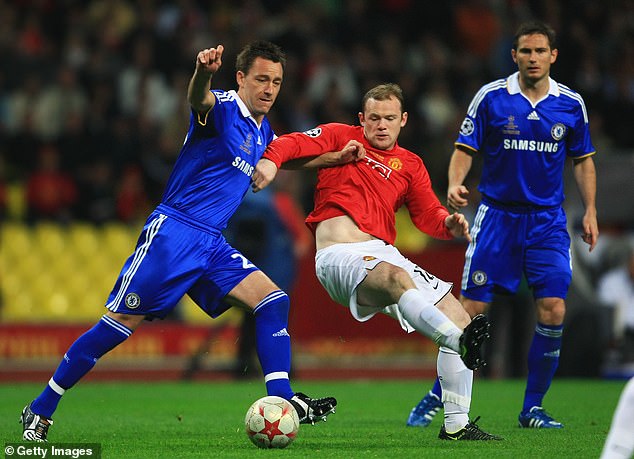 Rooney je bivšeg kapetana Chelseaja imenovao kapetanom Johnom Terryjem kao braniča broj 1 s kojim se suočio u natjecanju