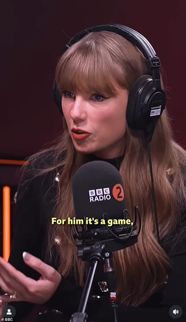 U razgovoru sa Scottom Mills -om u njegovoj emisiji Radio 2 Breakfast, Taylor je razotkrila mitove obožavatelja o tome kako je odustala od glazbene industrije dok je u petak objavila svoj 12. album, The Life of Showgirl