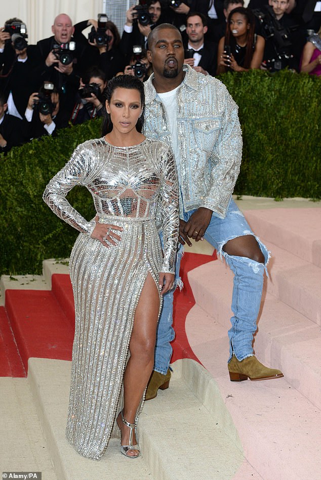 Kardashian i West nosili su Balmain od Oliviera Rousteing -a na Met Gala 2016