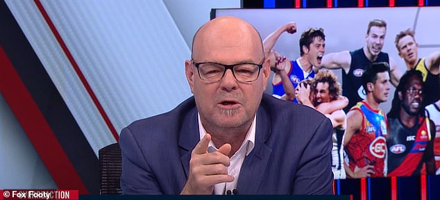 Robinson (na slici) pogodio je AFL zbog nedostatka akcije nad zvijezdama Instagrama tijekom trgovinskog radija u četvrtak