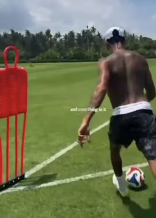 Dijelio je snimke na Instagramu treninga na suncu
