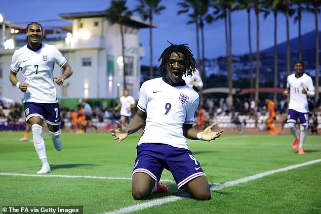 Shim Mheuka was used as a centre back in his younger days but is now a goal machine for England and Chelsea