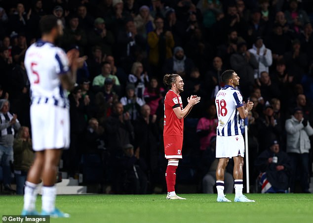 Igrači West Brom i Middlesbrough odaju počast Townsendu