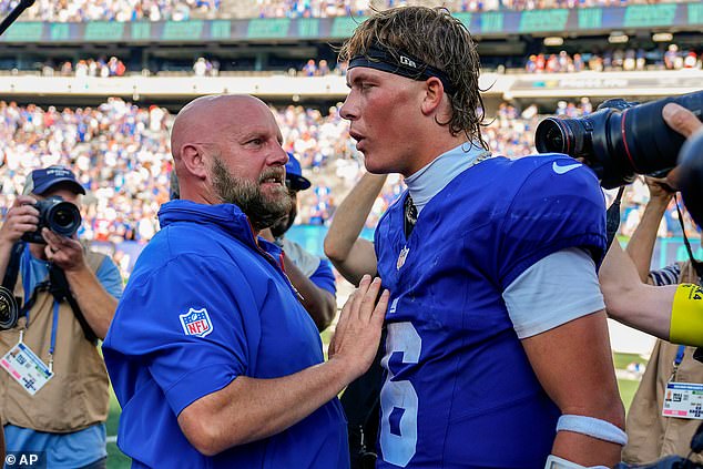 Dart i Daboll slikali su se zajedno nakon što su Giantsi prošlog mjeseca porazili Los Angeles Rams