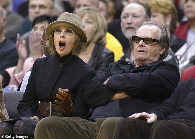 Diane i njezin prijatelj Jack Nicholson 2003. godine