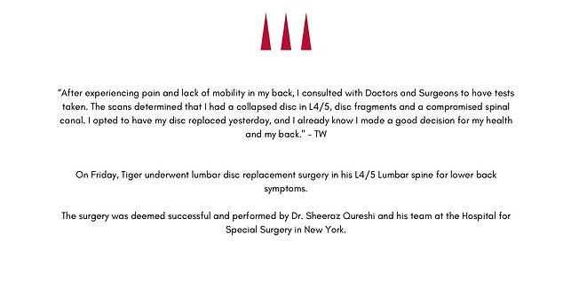 Legenda golfa uputila se na društvene medije kako bi podijelila izjavu sa svojim sljedbenicima