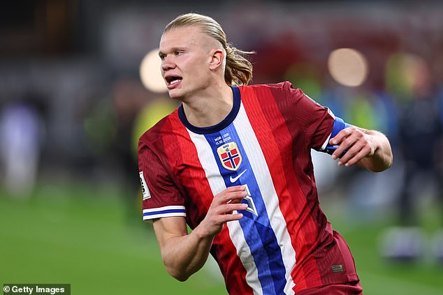 Haalandu je priuštila dobro zarađenu odmor od međunarodne dužnosti nakon što je prošli tjedan krenuo u hat-trick