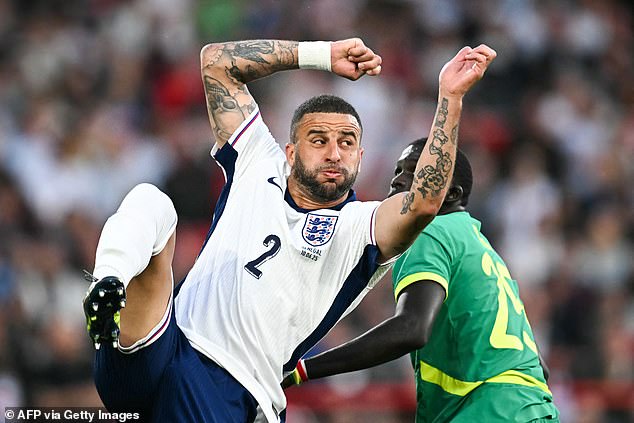 Kyle Walker's poor showing against Senegal in June probably means his England days are over