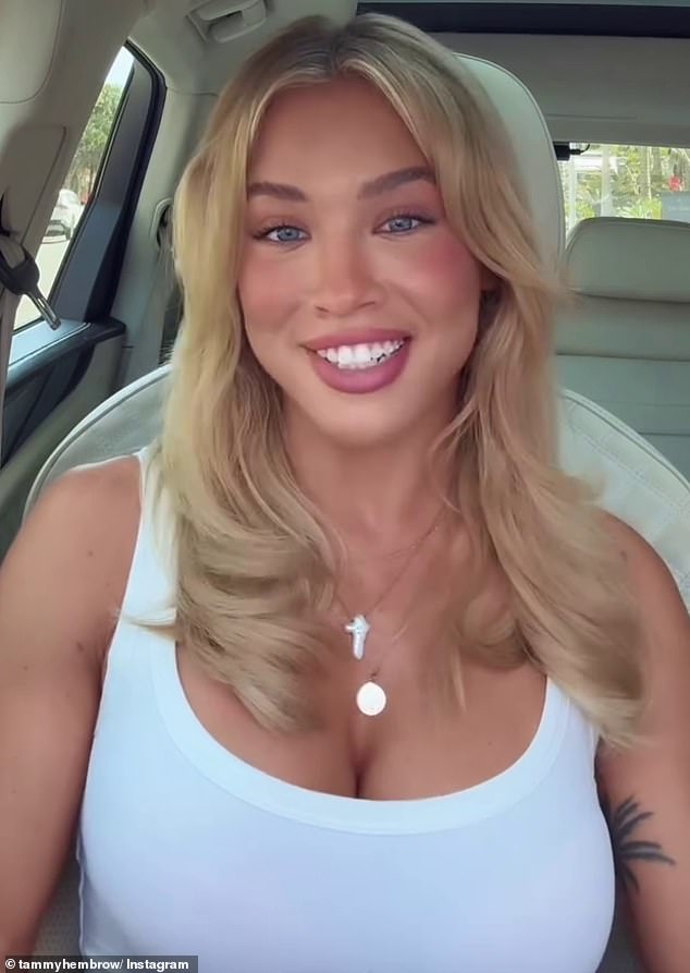 Zvijezda Love Islanda razišla se od fitness influencerice u lipnju nakon sedam mjeseci braka (na slici: Tammy Hembrow)