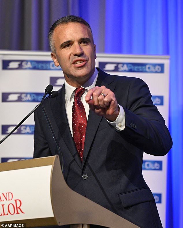 Mogućnost da se Van de Veldeu dopusti ulazak u zemlju izazvala je oštru reakciju južnoaustralskog premijera Petera Malinauskasa (na slici)